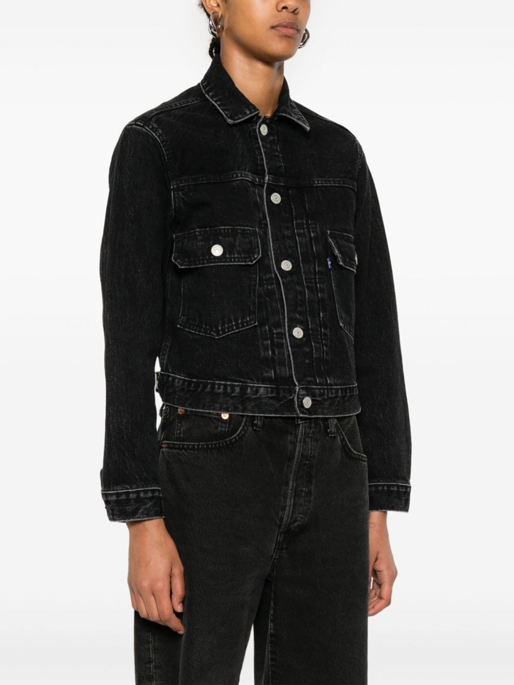 Black Type II Trucker jacket Levi's Made In Japan - women Black Type II Trucker jacket Levi's Made In Japan - women